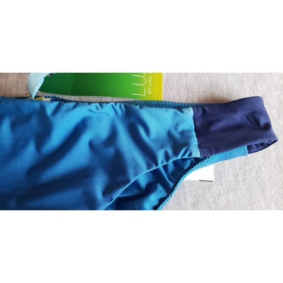 LUXE BY LISA VOGEL BLUE GRADIENT SWM BOTTOM NWT - Picture 4 of 7